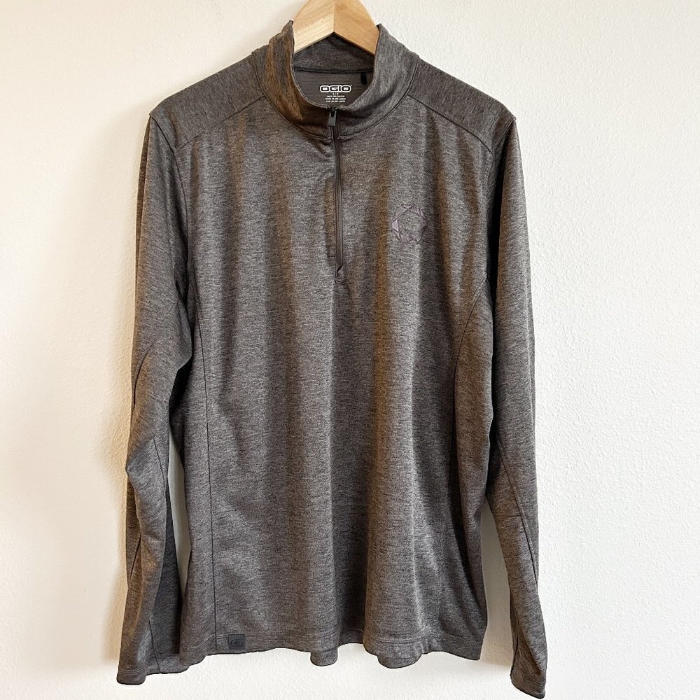 OGIO 1/4 Zip Long Sleeve Shirt Mock Neck Sz L